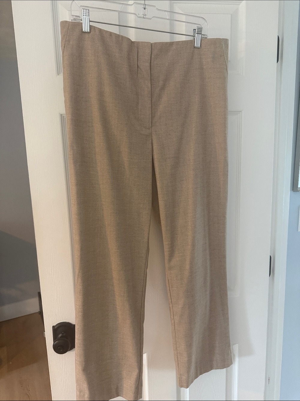 LOFT Women's Tailored Wide-Leg Trousers - Light Brown